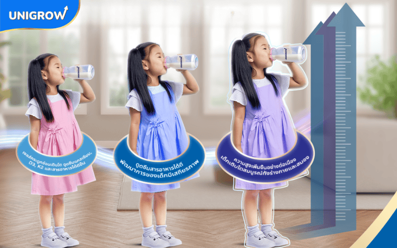 ลูกจะพัฒนาความสูงอย่างมั่นคงในช่วงวัยรุ่น